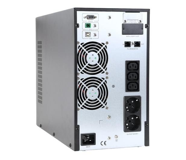 Gembird UPS 2000VA On-Line 3xIEC 2xSchuko - 1231093 - zdjęcie 2